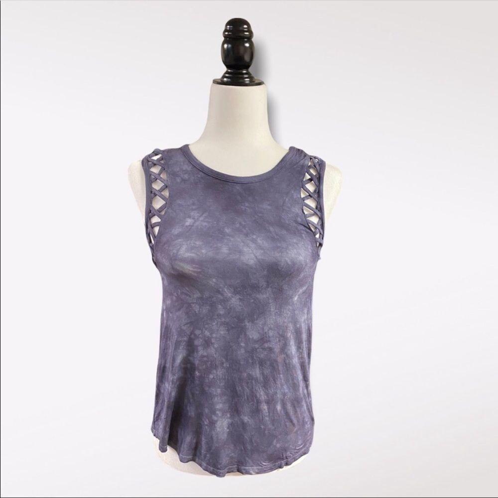 SOFT & SEXY AEO | Purple Tie Dye Tank Top